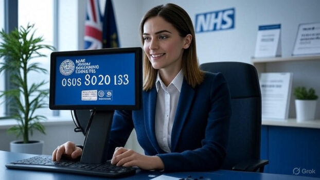 UK gambling support office with National Gambling Helpline and statutory levy document, symbolizing GambleAware’s closure in 2026.